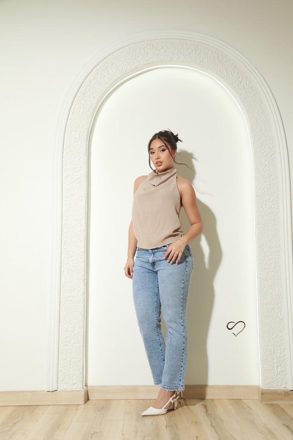Blusa Mia Caqui