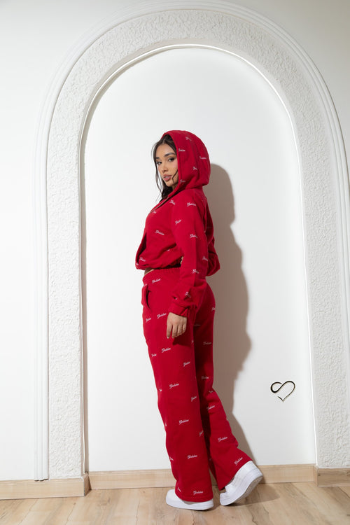 Conjunto Goddess Ruby Rojo