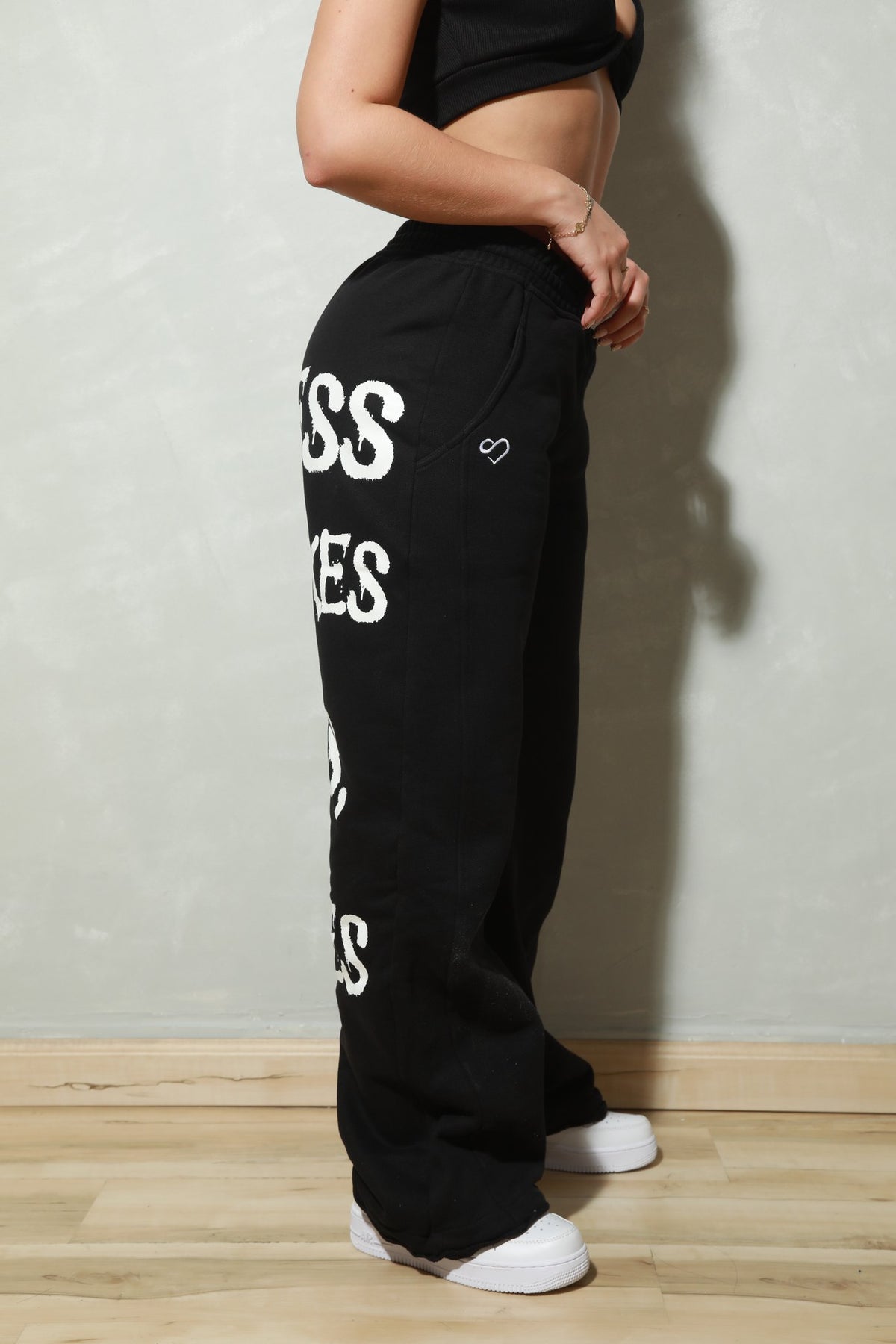 Sudadera Estampado Goddess Negro